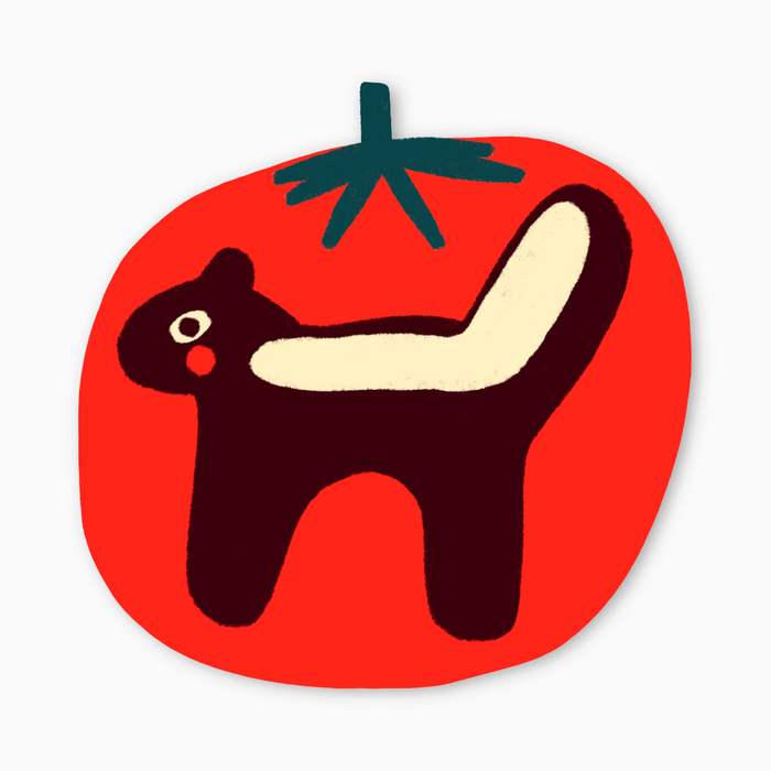 Tomato Skunk Sticker