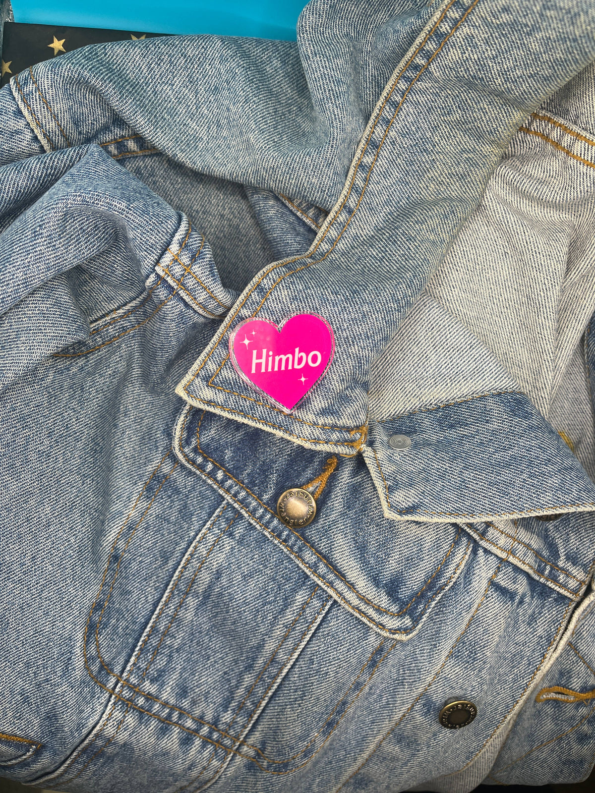 Himbo Acrylic Pin | Funny Pink Barbie Inspired Accessory