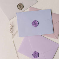 Lavender flowers wax seal stamp or stamp head