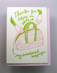 Emotional Baggage Thanks