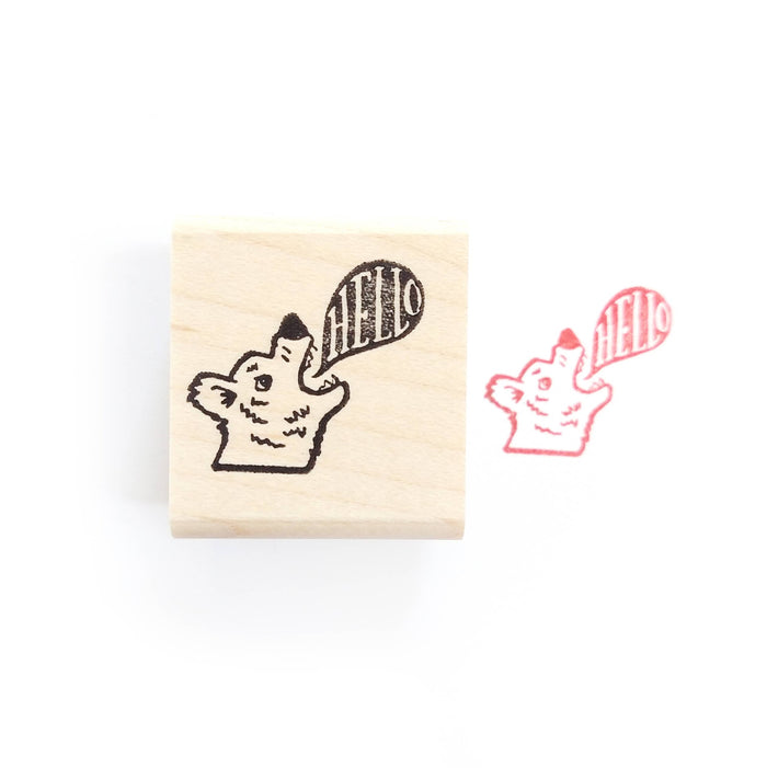 Hello Bear Stamp