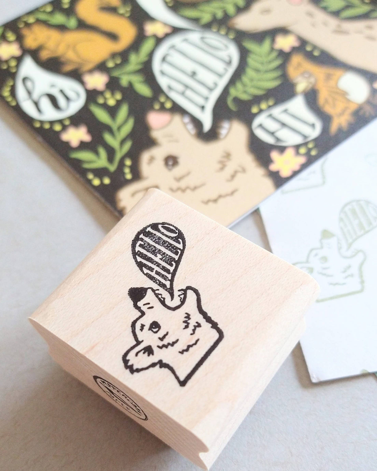 Hello Bear Stamp