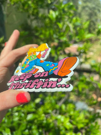 MAGNET Keep on Thriftin EXTRA LARGE Rubber Magnet