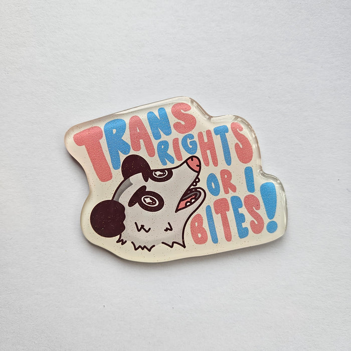Trans Rights or I Bites - Magnet