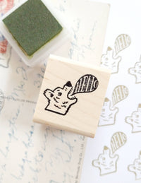 Hello Bear Stamp
