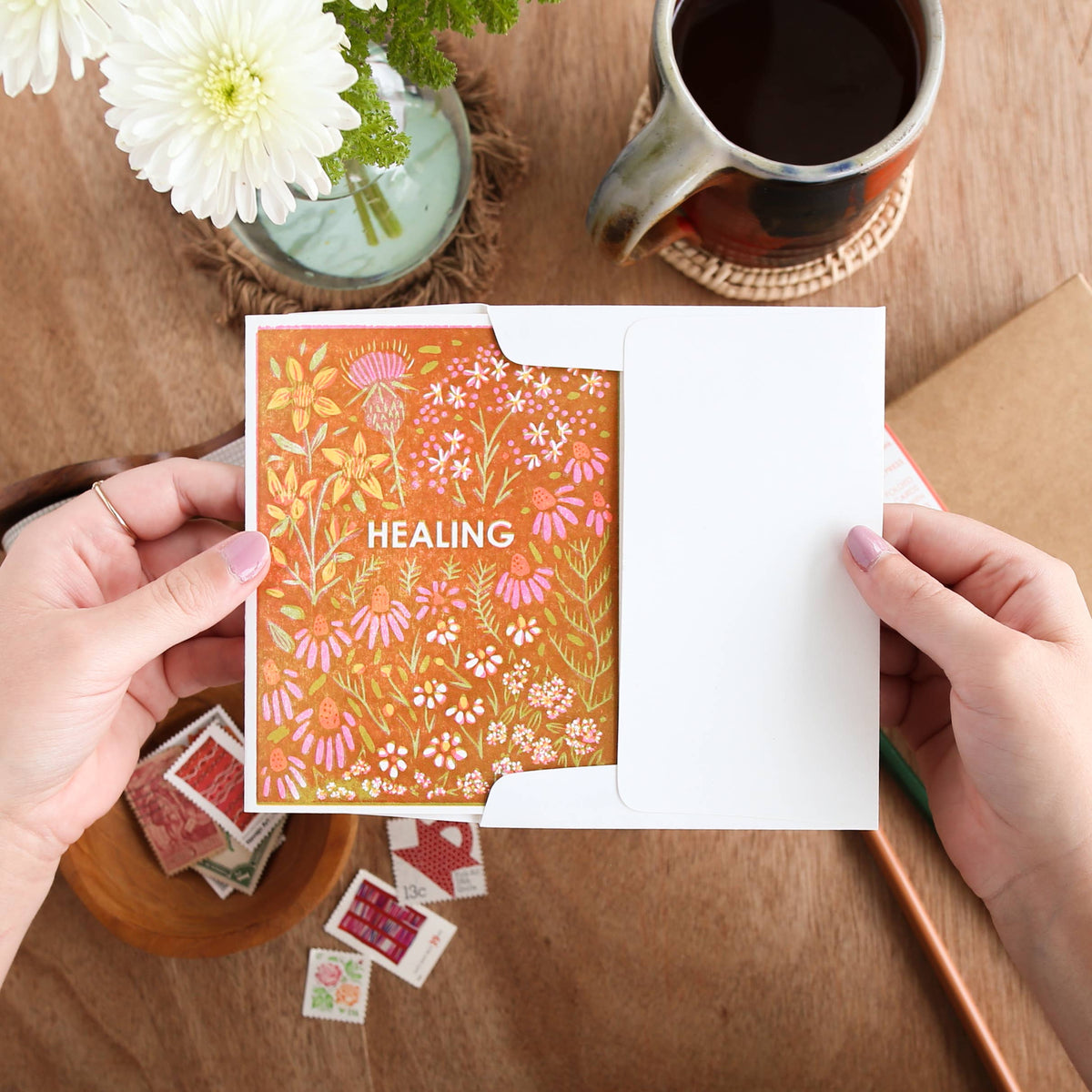 Healing Herb Garden Sympathy Card
