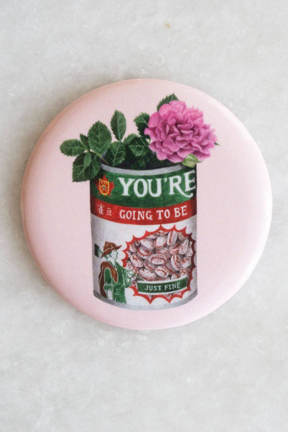 Just Fine Magnet | Strong Fridge Magnet