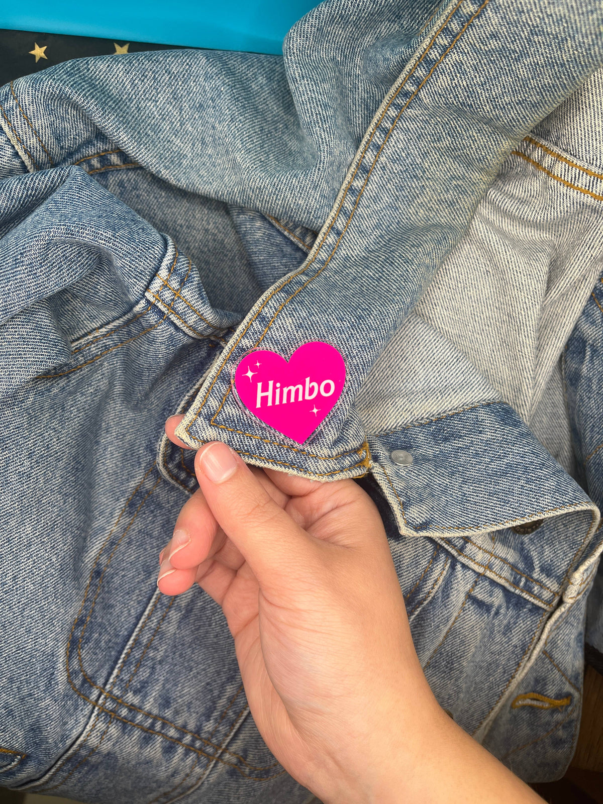 Himbo Acrylic Pin | Funny Pink Barbie Inspired Accessory
