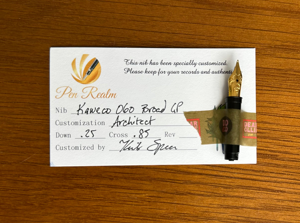 Kaweco 060 Nib Broad GP - Architect