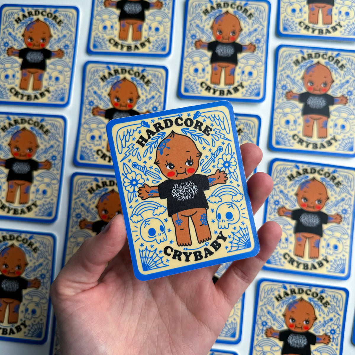 HARDCORE CRYBABY STICKER