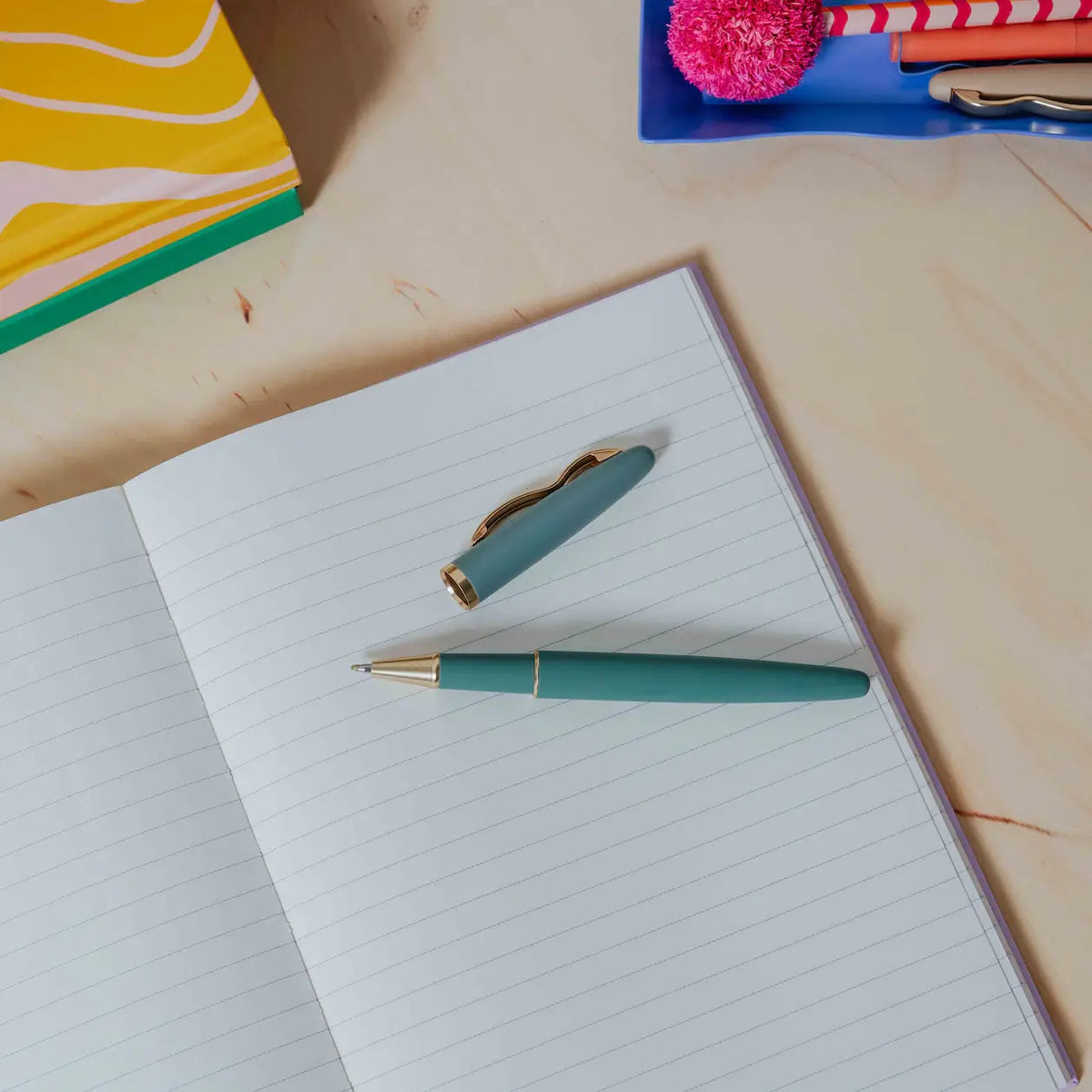 Wave Rollerball Pen: Purple