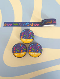 Wacky Worms Washi Tape (15mm x 10m)