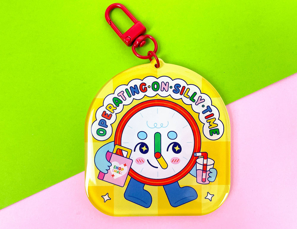 Operating on Silly Time Acrylic Keychain | Kidcore