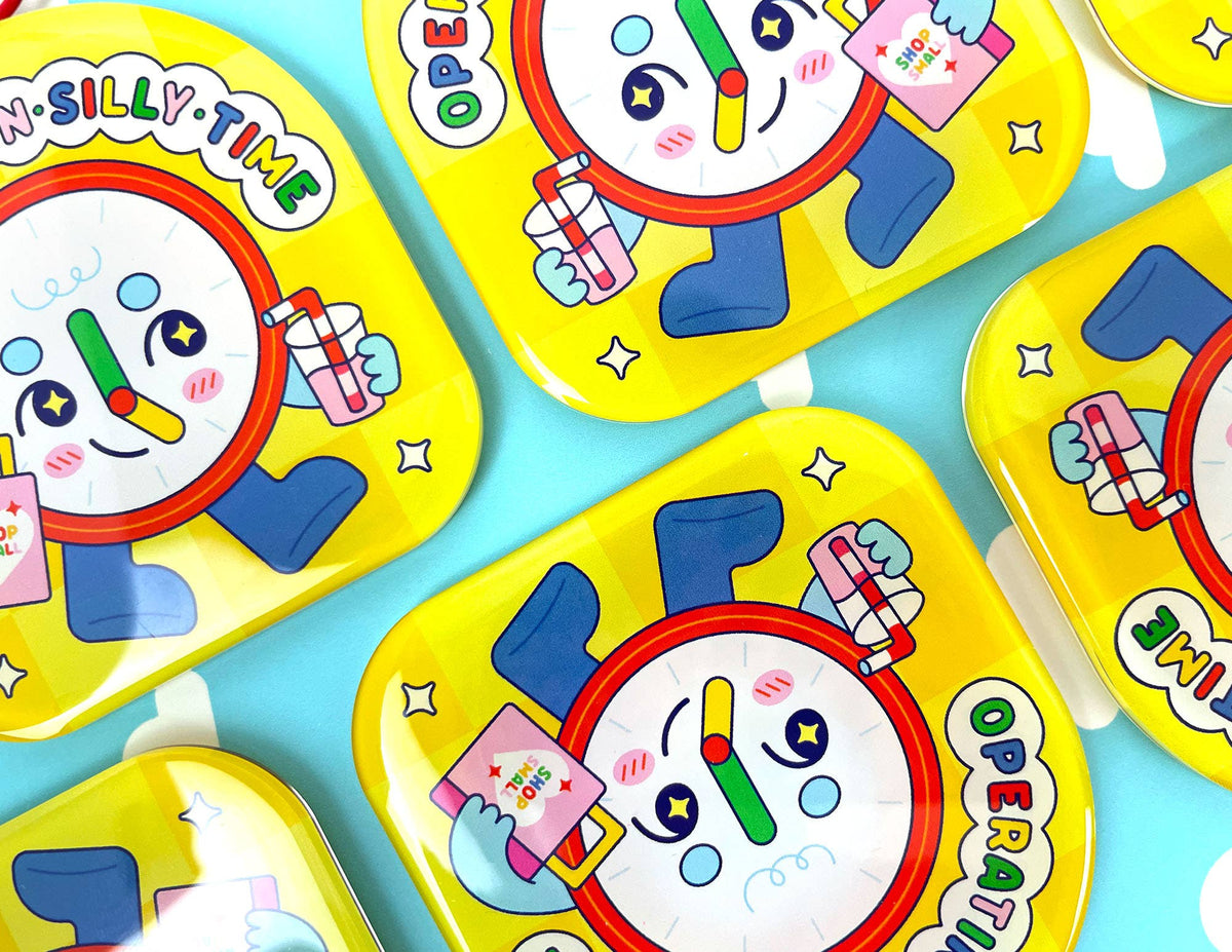 Operating on Silly Time Acrylic Keychain | Kidcore