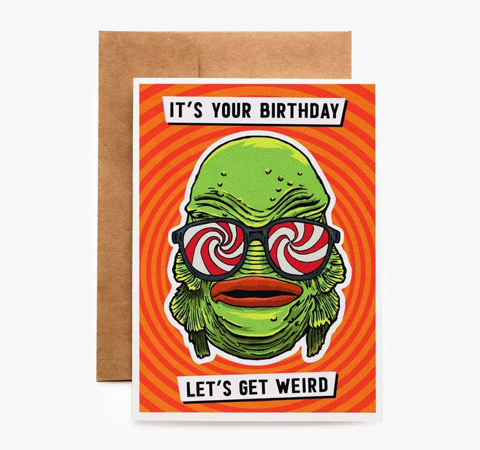 Weird Creature Birthday Card