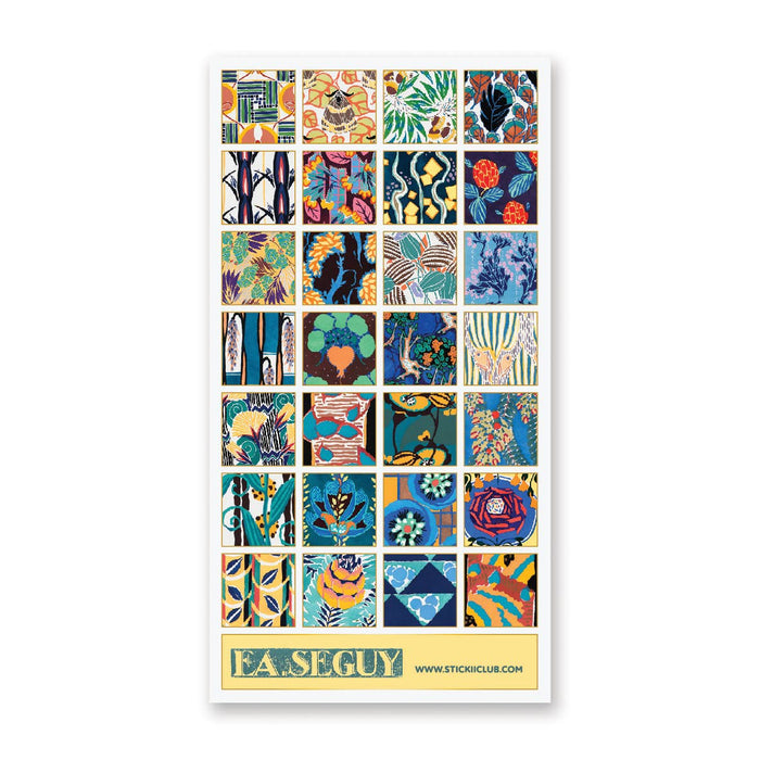 Art Nouveau Florals Sticker Sheet