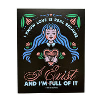 LOVE IS REAL PRINT