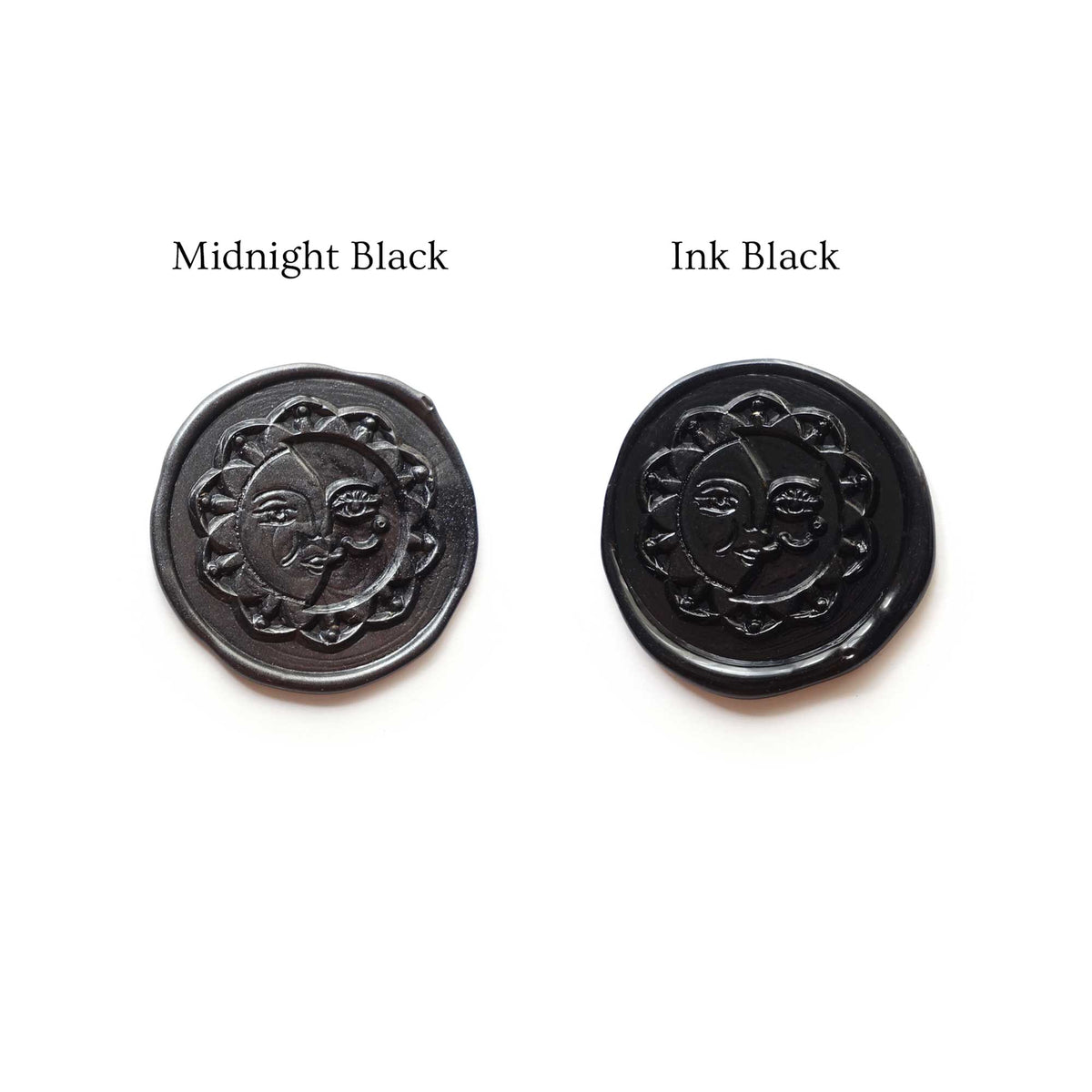 Mixed Blacks Midnight and Ink Black 100pcs sealing wax beads