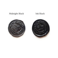 Mixed Blacks Midnight and Ink Black 100pcs sealing wax beads