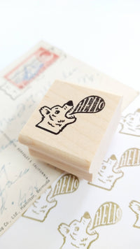 Hello Bear Stamp