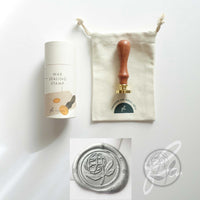 Peony flower wax seal stamp