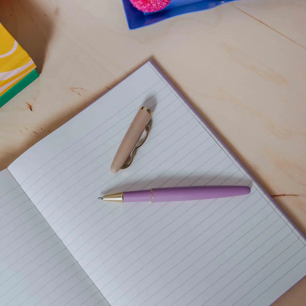 Wave Rollerball Pen: Purple