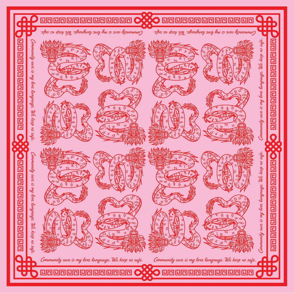 We Keep Us Safe Dragon Print