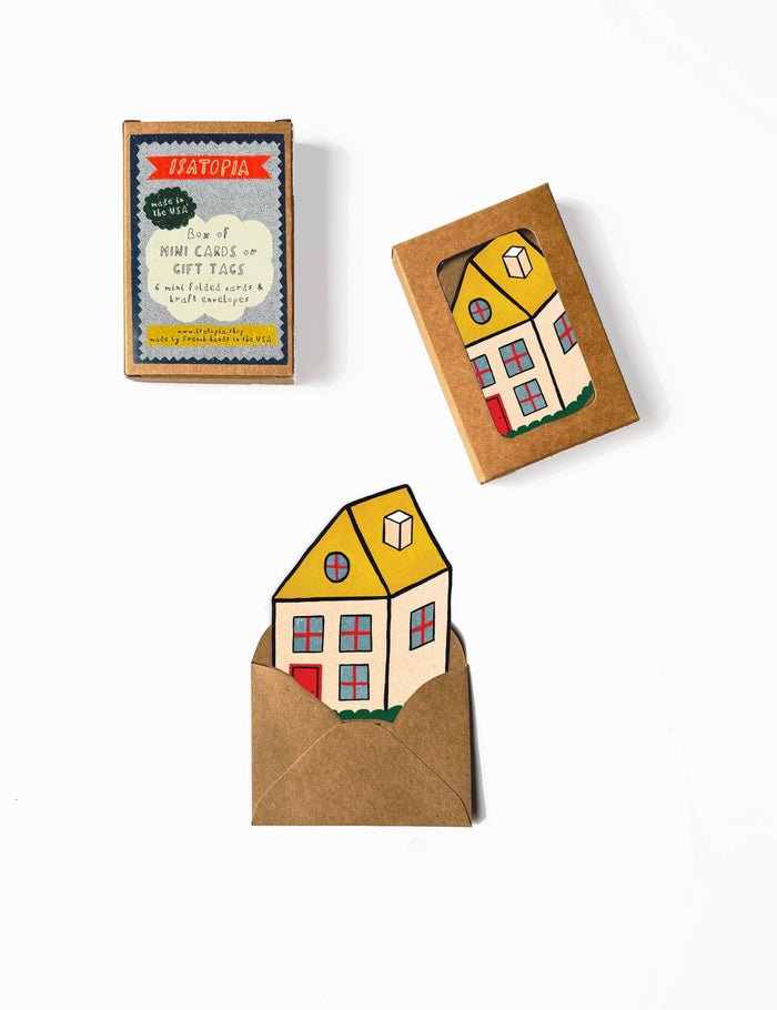 Cosy Home Mini Cards - box of 6