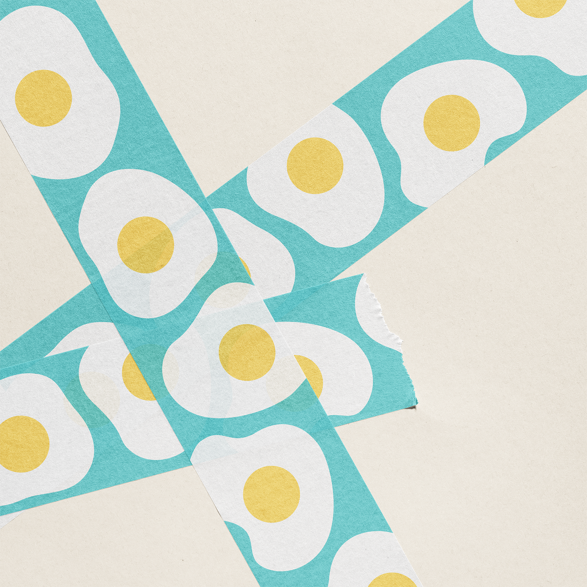 Fried Egg Pattern Washi Paper Tape