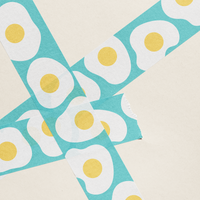 Fried Egg Pattern Washi Paper Tape