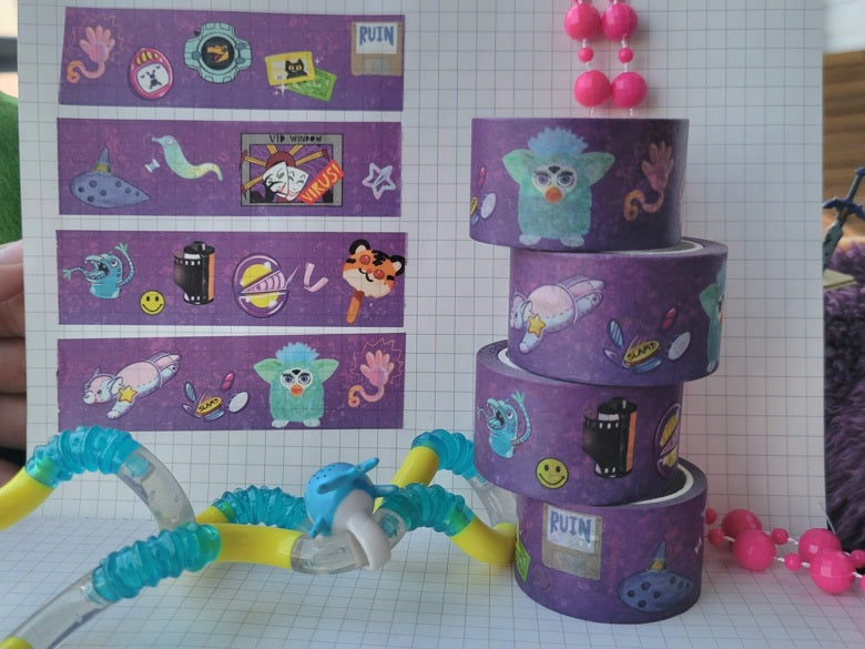 90s & 00s Nostalgia Washi Tape