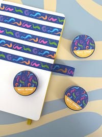 Wacky Worms Washi Tape (15mm x 10m)