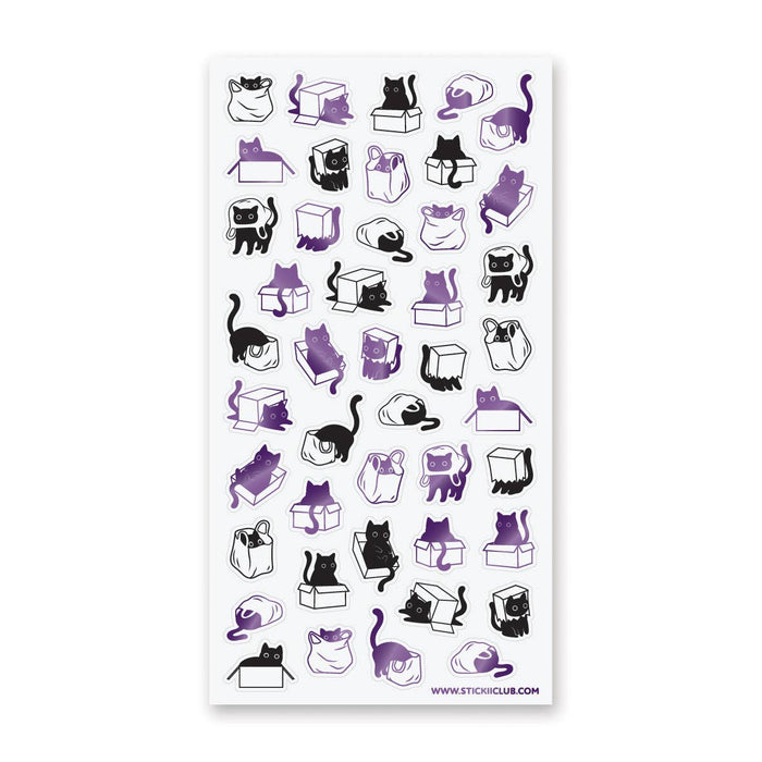 Box Cats Sticker Sheet