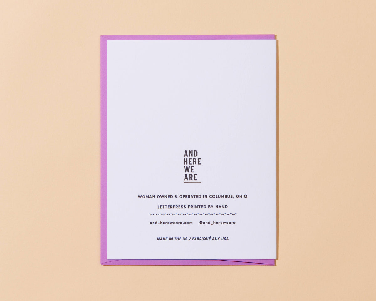 Dog Pile Letterpress Greeting Card - Pet Parent