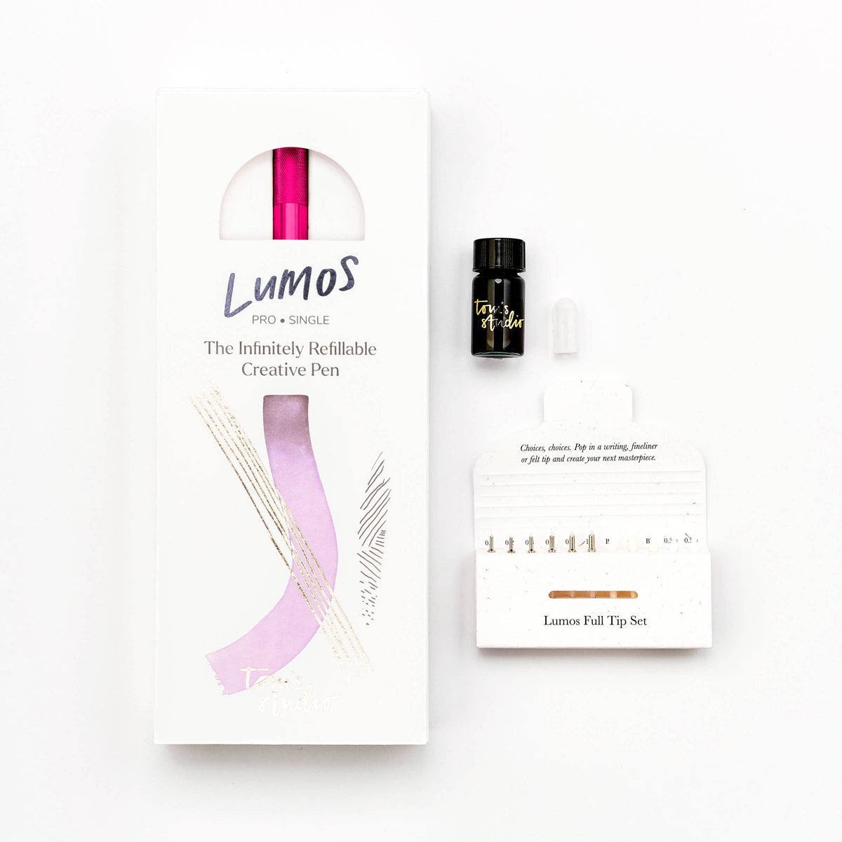 Lumos Pro - Refillable Multi-Tip Pen