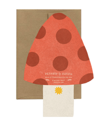 Mushroom Blink - Die Cut Card