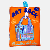 Bookbag Art Sack® - Eco-Friendly Reusable Book Lovers Tote