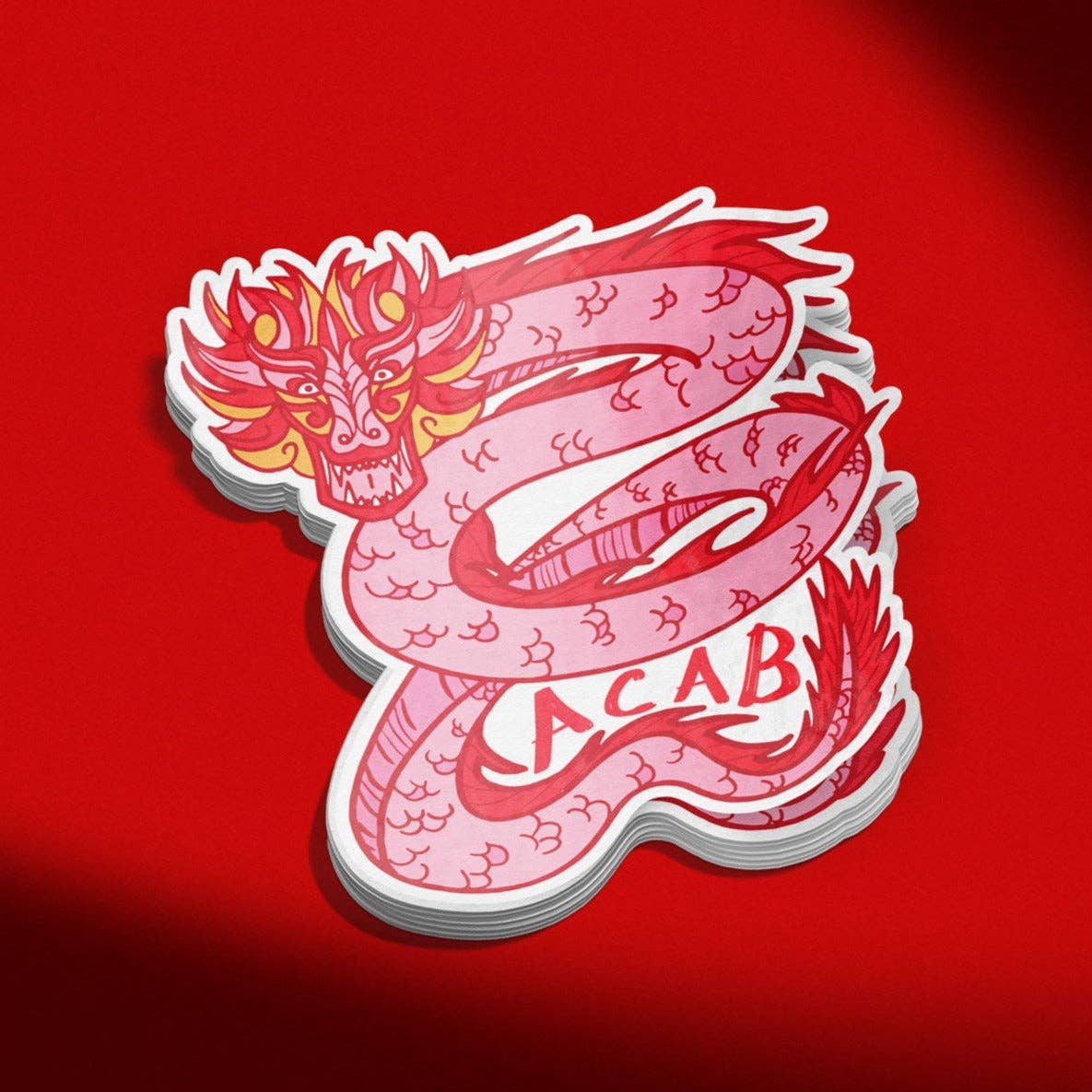 ACAB Dragon Vinyl Sticker