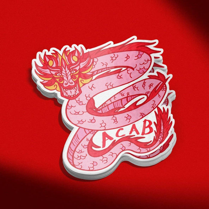 ACAB Dragon Vinyl Sticker