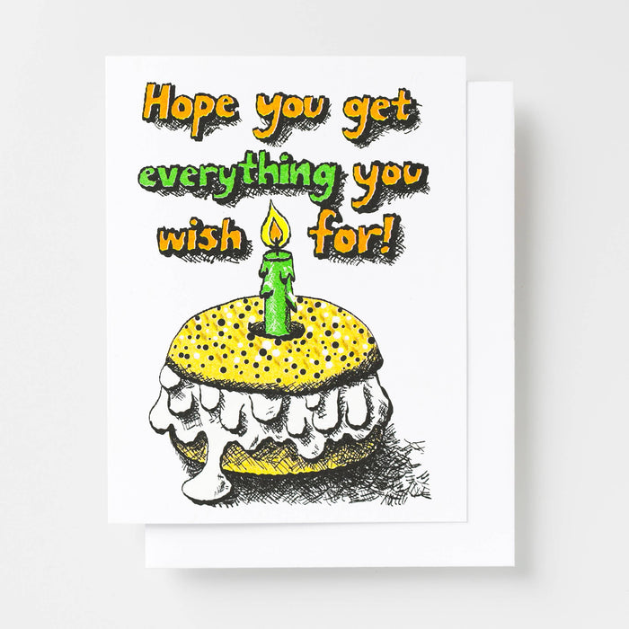Hope You Get Everything - Birthday Everything Bagel Card