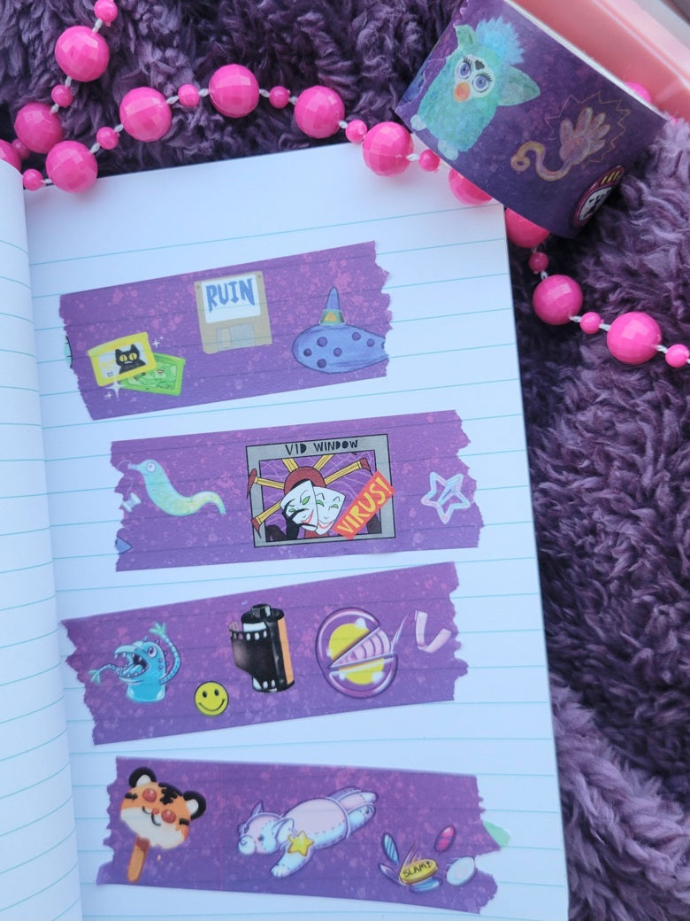 90s & 00s Nostalgia Washi Tape