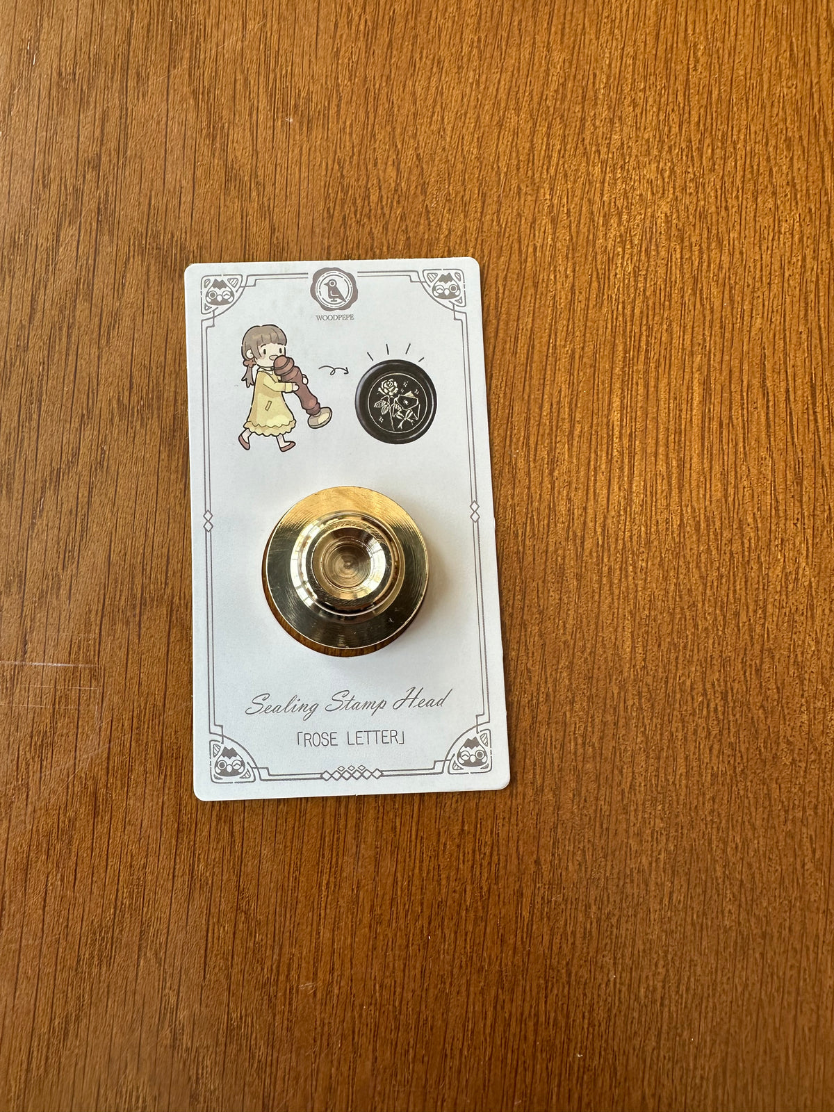 Rose Letter Stamp Head