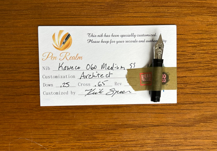 Kaweco 060 Nib Medium SS - Architect