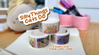 Silly Things Cats Do Washi Tape