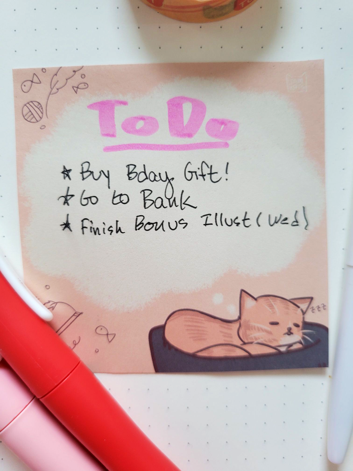 Dreaming Isko Sticky Notes