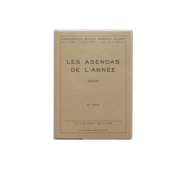 2026 Weekly Planner Poche A6