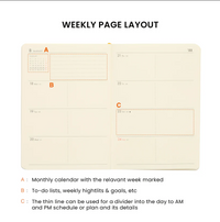 2026 Weekly Planner Poche A6