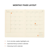 2026 Weekly Planner Poche A6