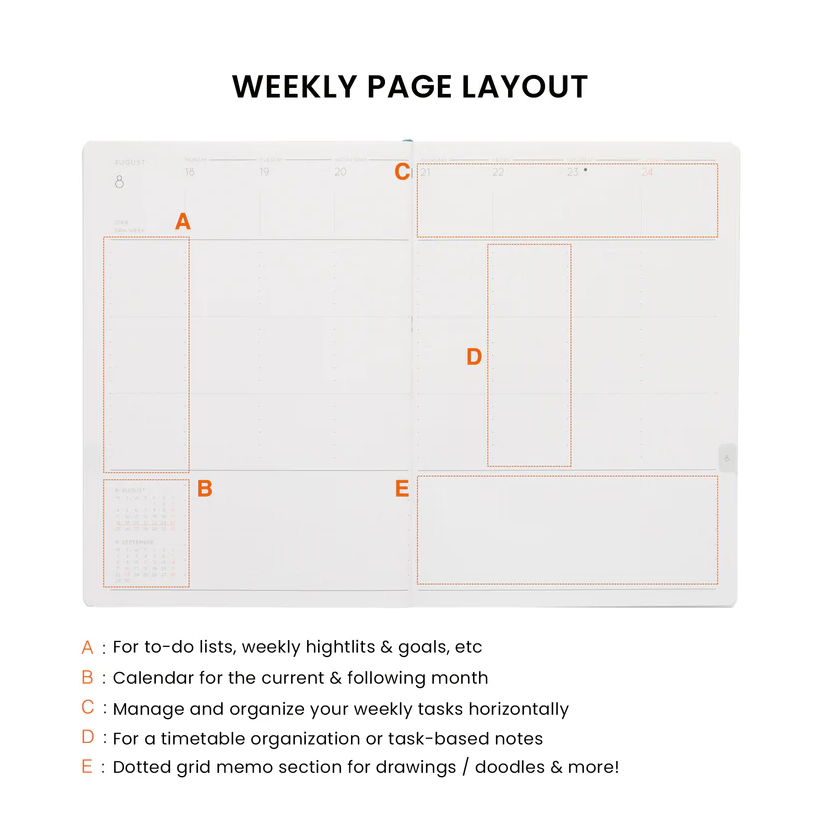 2026 Weekly Planner Katy B6