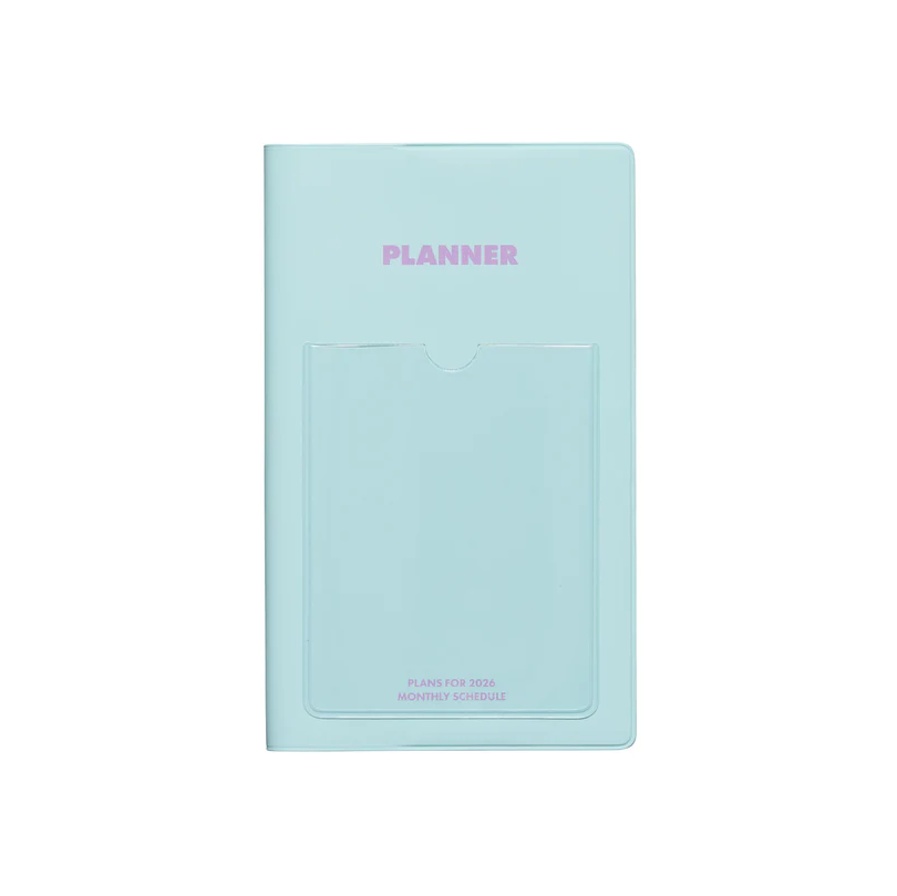 2026 Monthly Planner Shine B6 Slim - Light Blue